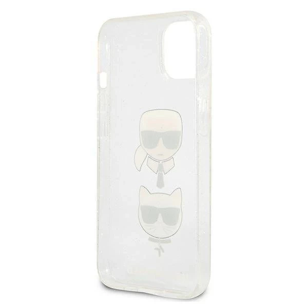 Karl Lagerfeld KLHCP13SKCTUGLS iPhone 13 mini 5,4" srebrny/silver Hardcase Glitter Karl`s